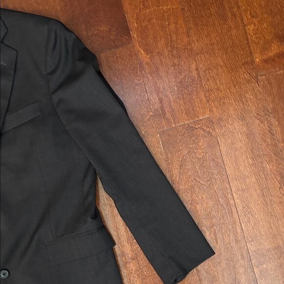 Brooks Brothers Charcoal Gray 100% Wool Blazer, Size 38R - Picture 3 of 16